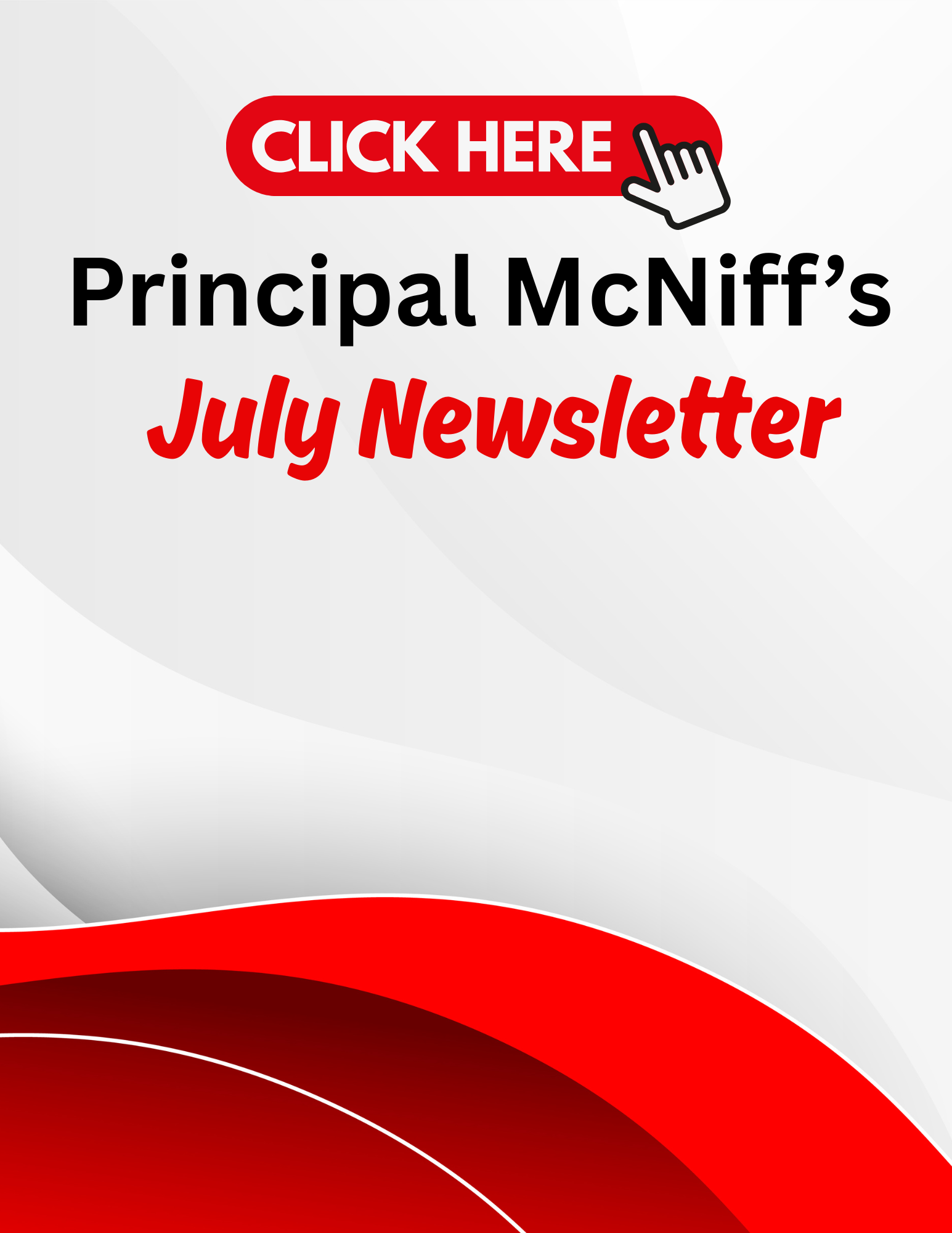 July newsletter from the high school Principal to all parents